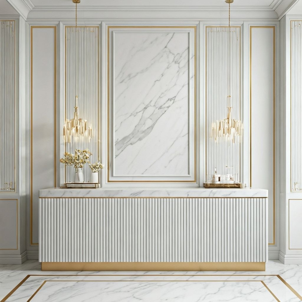 Luxury marble interior